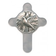 Confirmation Pewter Medal with Mother of Pearl Cross
