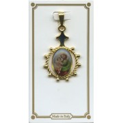 St.Joseph Enamel Plaque Medal mm.25 - 1"