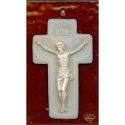 Crucifix on Murano Glass mm.170x110 - 6 1/2"x 4 1/4"