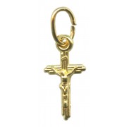 Gold Plated Pocket Crucifix mm.12 - 1/2"