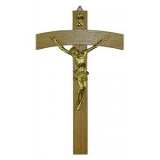 Rovere Crucifix with Gold Plated Corpus cm.20 - 8"