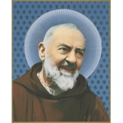 Padre Pio Plaque cm.25.5x20.5 - 10"x8 1/8"