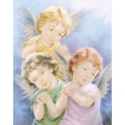 Guardian Angel High Quality Print cm.20x25- 8"x10"