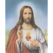 Sacred Heart of Jesus High Quality Print cm.20x25- 8"x10"