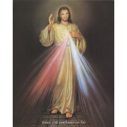 Divine Mercy High Quality Print cm.20x25- 8"x10" French