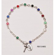 Silver Plated Rosary Bracelet Missionary