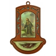 St.Francis Brown Water Font cm.9x13 - 3 1/2"x5"