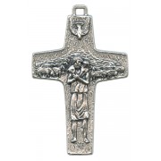 Good Shepherd/ Pope Francis Oxidized Crucifix cm.5 - 2"