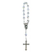 Crystal Decade Rosary mm.6