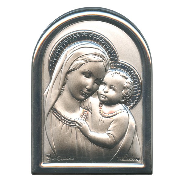 Mother and Child Plaque with Stand Mother of Pearl Frame cm.6x4.5 - 2 1 ...