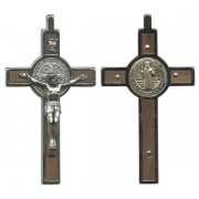 St.Benedict Wood Crucifix cm.8- 3" Boxed
