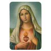 Immaculate Heart of Mary Fridge Magnet cm.4x6 - 2 1/2"x 4 1/4"