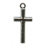 Cross Silver Plated Metal mm.20- 3/4"