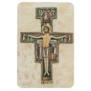 St.Damian Fridge Plaque cm.4x6 - 2 1/2"x 4 1/4"