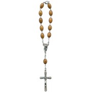 Decade Olive Wood Rosary Cord mm.8