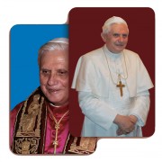 Pope Benedict 3D Bi-Dimensional Cards cm5.5x 8.2 - 2 1/8"x3 1/4"