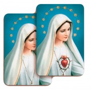 Immaculate Heart of Mary 3D Bi-Dimensional Cards cm5.5x 8.2 - 2 1/8"x3 1/4"