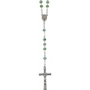 Bohemia Crystal Rosary Aurora Borealis Locking Link mm.6