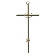  Metal Gold Plated 50th Anniversary Cross cm.20- 8"