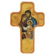 Icon Holy Family Cross Fridge Magnet cm.4x6 - 2 1/2"x 4 1/4"