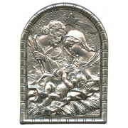 Nativity Pewter Picture Free Standing cm.5.5x4 - 2 1/4"x 1 5/8"