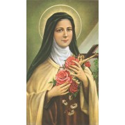 Holy card of St.Therese cm.7x12- 2 3/4"x 4 3/4"
