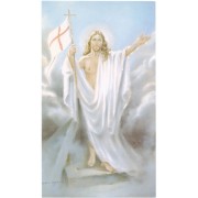 Holy card of the Resurrection cm.7x12- 2 3/4"x 4 3/4"