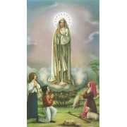 Holy card of Fatima cm.7x12- 2 3/4"x 4 3/4"