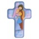 Cartoon Holy Family Cross Fridge Magnet cm.4x6 - 2 1/2"x 4 1/4"