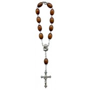 Wood Decade Auto Rosary mm.10 Natural Colour