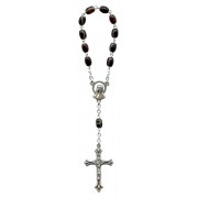 Moonstone Decade Rosary Aurora Borealis Beads