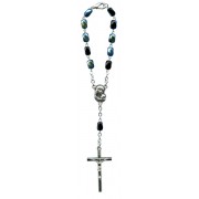 Decade Rosary with Aurora Borealis Beetle Colour Beads