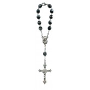 Bohemia Crystal Decade Rosary mm.7 Black