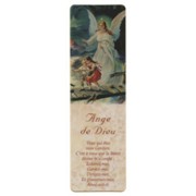 Guardian Angel- Angel of God Prayer PVC Bookmark French cm.4x13 - 1 1/2"x5"