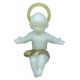 Candle Laminated Bookmark with a Luminous Baby Jesus