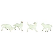 4pc White Sheep set for Nativities
