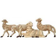  4 pc White Sheep Set for Nativities