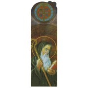 St.Benedict PVC Bookmark cm.5x15 - 2"x6"