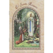 Lourdes/ The Holy Rosary Book Spanish Text cm.9.5x15.5 - 3 3/4"x 6"