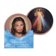 Devine Mercy/ Jesus 3D Bi-Dimensional Round Bookmark cm.7 - 2 3/4"
