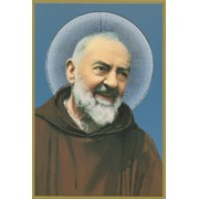 Padre Pio Plaque cm.15.5x10.5 - 4"x6"